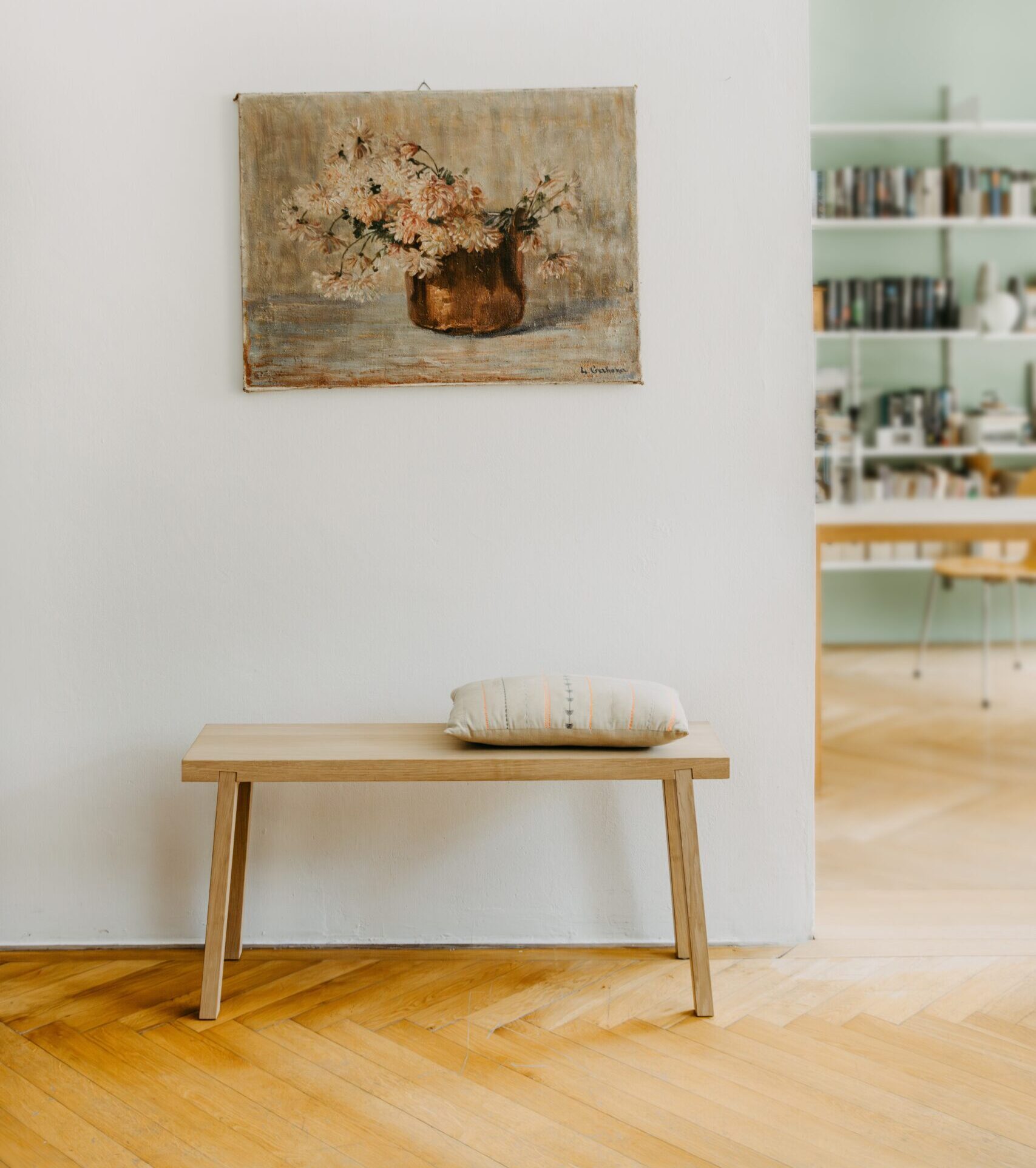 Bank in Eiche – Bild 4